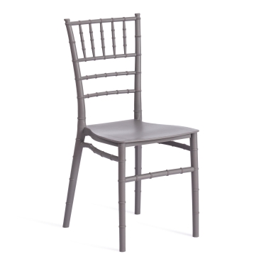 Стул Tetchair CHAVARI mod. 101 пластик, 40 х 49 х 88 см, Grey Cерый 09