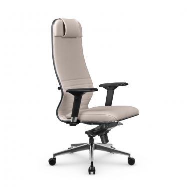 Кресло руководителя Метта Мetta L 1m 38K2/4D Infinity Easy Clean MPES Комплект 2 Светло-бежевое