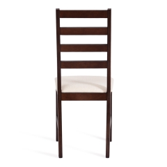 Стул Tetchair ROSARIO Многослойная фанера, 39 х 39 х 99 см, Cappuchino, ткань бежевая 81/10