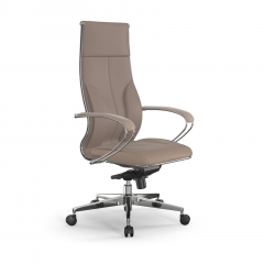 Кресло руководителя Метта Мetta L 1m 46/K Infinity Easy Clean MPES Комплект 3 Темно-бежевое