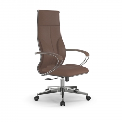 Кресло руководителя Метта Мetta L 1m 46/K Infinity Easy Clean MPES Комплект 5 Светло-коричневое