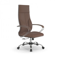 Кресло руководителя Метта Мetta L 1m 46/K Infinity Easy Clean MPES Комплект 7 Светло-коричневое