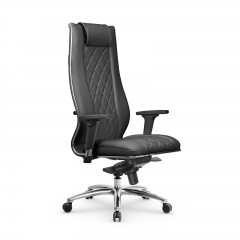 Кресло руководителя Метта Мetta L 1m 50M/2D Infinity Easy Clean MPES Комплект 1 Черное