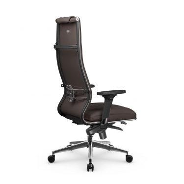 Кресло руководителя Метта Мetta L 1m 50M/2D Infinity Easy Clean MPES Комплект 2 Темно-коричневое