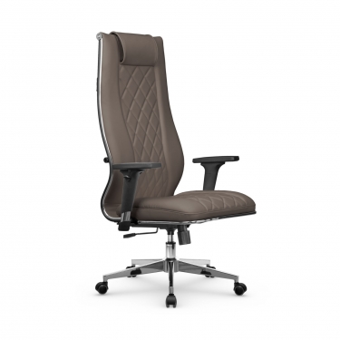 Кресло руководителя Метта Мetta L 1m 50M/2D Infinity Easy Clean MPES Комплект 3 Светло-коричневое