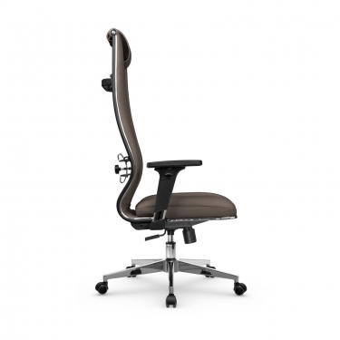 Кресло руководителя Метта Мetta L 1m 50M/2D Infinity Easy Clean MPES Комплект 3 Темно-коричневое