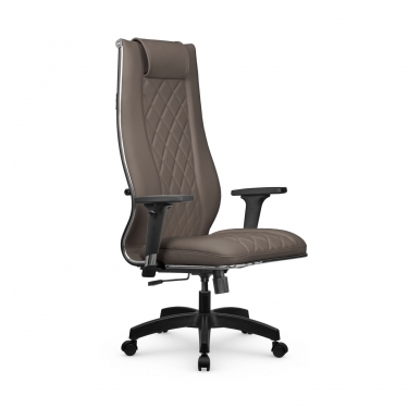 Кресло руководителя Метта Мetta L 1m 50M/2D Infinity Easy Clean MPES Комплект 4 Светло-коричневое
