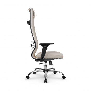 Кресло руководителя Метта Мetta L 1m 50M/2D Infinity Easy Clean MPES Комплект 5 Светло-бежевое