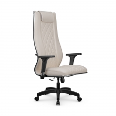 Кресло руководителя Метта Мetta L 1m 50M/2D Infinity Easy Clean MPES Комплект 8 Светло-бежевое