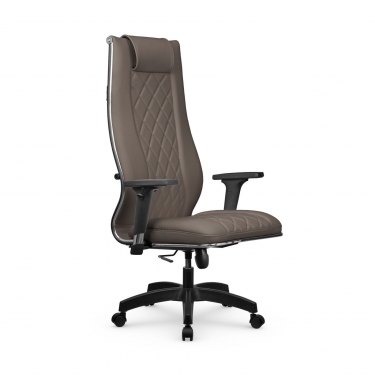 Кресло руководителя Метта Мetta L 1m 50M/2D Infinity Easy Clean MPES Комплект 8 Светло-коричневое