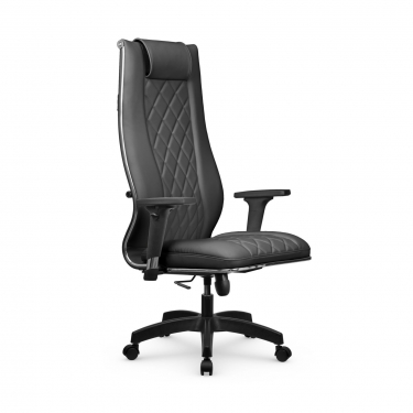 Кресло руководителя Метта Мetta L 1m 50M/2D Infinity Easy Clean MPES Комплект 8 Черное