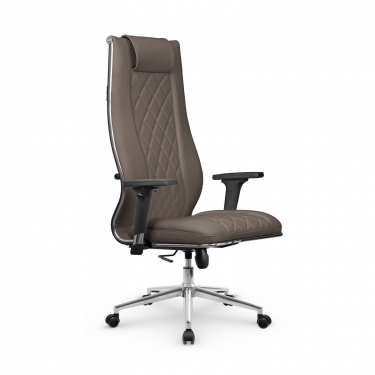 Кресло руководителя Метта Мetta L 1m 50M/2D Infinity Easy Clean MPES Комплект 9 Светло-коричневое