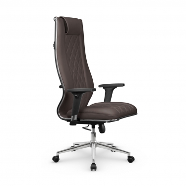 Кресло руководителя Метта Мetta L 1m 50M/2D Infinity Easy Clean MPES Комплект 9 Темно-коричневое