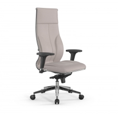 Кресло руководителя Метта Мetta L 1m 46/2D Infinity Easy Clean MPES Комплект 2 Светло-бежевое