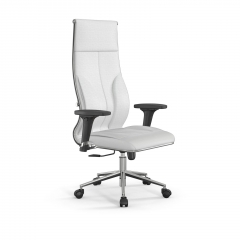Кресло руководителя Метта Мetta L 1m 46/2D Infinity Easy Clean MPES Комплект 8 Белое