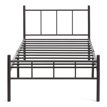 Кровать Tetchair ROWENTA mod. 9177 металл, 90200 см Single bed, Black черный