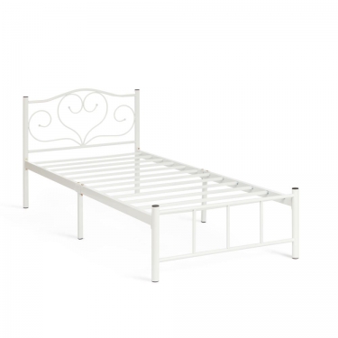 Кровать Tetchair MALVA mod. 9303 металл, 90200 см Single bed, White белый