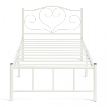 Кровать Tetchair MALVA mod. 9303 металл, 90200 см Single bed, White белый