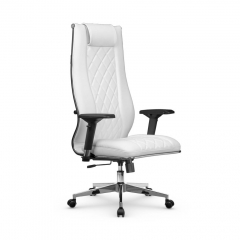 Кресло руководителя Метта МЕТТА L 1m 50M/4D Infinity Easy Clean MPES Комплект 3 Белое