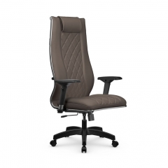 Кресло руководителя Метта МЕТТА L 1m 50M/4D Infinity Easy Clean MPES Комплект 4 Светло-коричневое