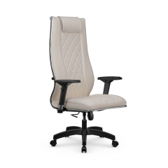 Кресло руководителя Метта МЕТТА L 1m 50M/4D Infinity Easy Clean MPES Комплект 8 Светло-бежевое