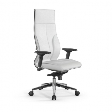 Кресло руководителя Метта Мetta L 1m 46/4D Infinity Easy Clean MPES Комплект 2 Белое