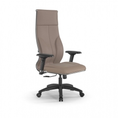 Кресло руководителя Метта Мetta L 1m 46/4D Infinity Easy Clean MPES Комплект 4 Темно-бежевое
