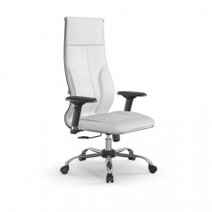 Кресло руководителя Метта Мetta L 1m 46/4D Infinity Easy Clean MPES Комплект 5 Белое