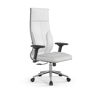 Кресло руководителя Метта Мetta L 1m 46/4D Infinity Easy Clean MPES Комплект 7 Белое