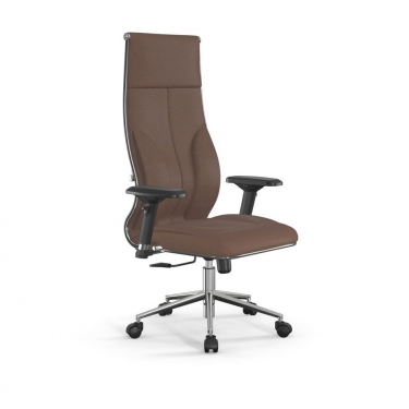 Кресло руководителя Метта Мetta L 1m 46/4D Infinity Easy Clean MPES Комплект 8 Светло-коричневое