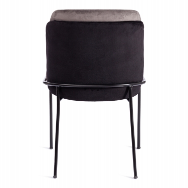 Стул Tetchair DAREN mod. 113 металл/ткань, 54 х 55 х 86 см, grey серый BF-14/black черный BF-15/черный