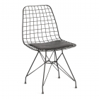 Стул Tetchair TAVOLA mod. 271 металл/экокожа, 46 х 47.5 х 84 см, Black черный