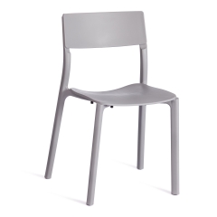 Стул Tetchair LENTO mod. 43 пластик, 43 х 49 х 77 см, Grey Cерый