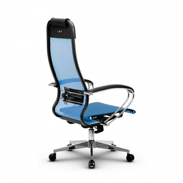 Кресло офисное Метта МЕТТА B 1m 4/K131, Основание 17834 Комплект 3 Васильковое