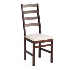 Стул Tetchair ROSARIO многослойная фанера, 39 х 39 х 99 см, Cappuchino, ткань бежевая 81/10 разобранный