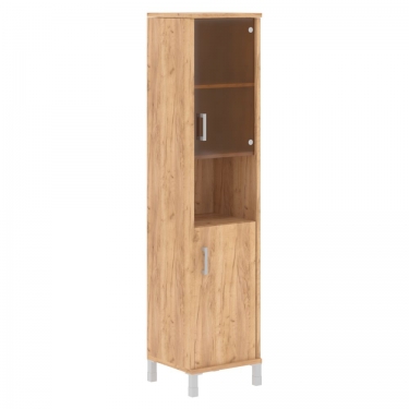 Стеллаж стекло тонированное Skyland B431.10 R Дуб Бофорд