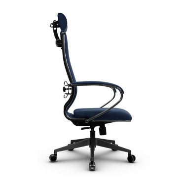 Кресло офисное Метта METTA B 2m 34P/K127, Основание 17832 Комплект 4 Синее