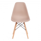 Стул Tetchair CINDY EAMES mod. 001 дерево бук/металл/сиденье пластик, 51x46x82см, бежевый / beige