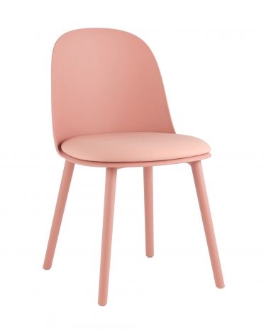 Стул Stool Group Fog с подушкой пластик Пыльно-розовый