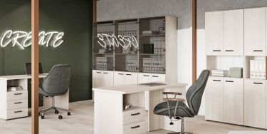 Двери средние стеклянные Экспро LEMO L-022 Серый