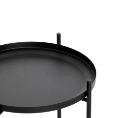 Столик журнальный Tetchair TAVETT / 1 шт. в упаковке металл, 37,637,652 см, черный
