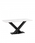 Стол обеденный Stool Group Belle 160х90 Белый мрамор