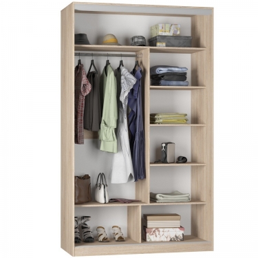 Шкаф-купе Аларти B-220х135х60-2Венге-D9D10