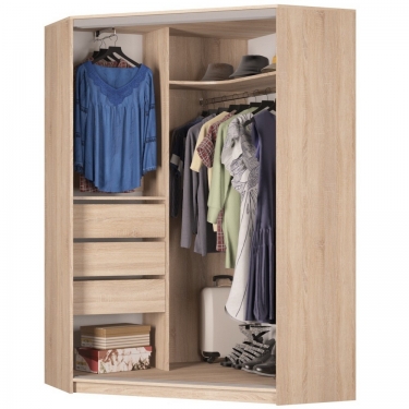 Шкаф-купе Аларти YA-198х1250-4Венге-ДМ-D1D2