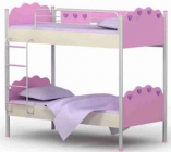 Кровать двухуровневая BRIZ Pink