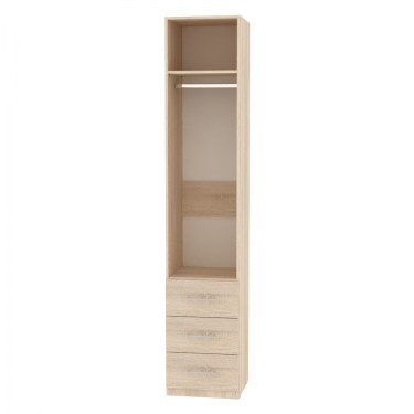 Шкаф распашный Аларти РиалH18230х45х45ручкаторцеваяTR-2ЯШС