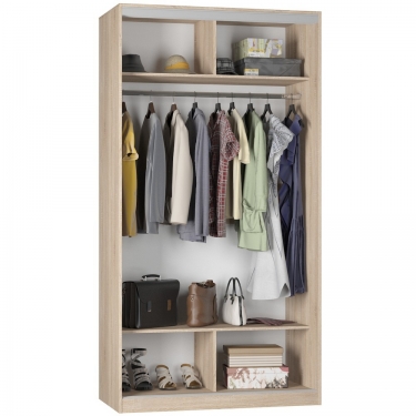Шкаф-купе Аларти B-230х120х60-3ДВ-Графит-D9D10