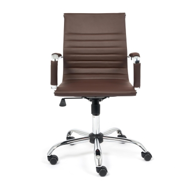 Кресло Tetchair URBAN-LOW кож/зам, коричневый, 36-36