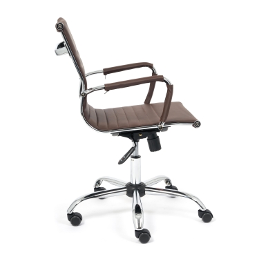 Кресло Tetchair URBAN-LOW кож/зам, коричневый, 36-36