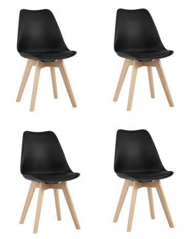 Стул Stool Group FRANKFURT NEW черный 4 шт